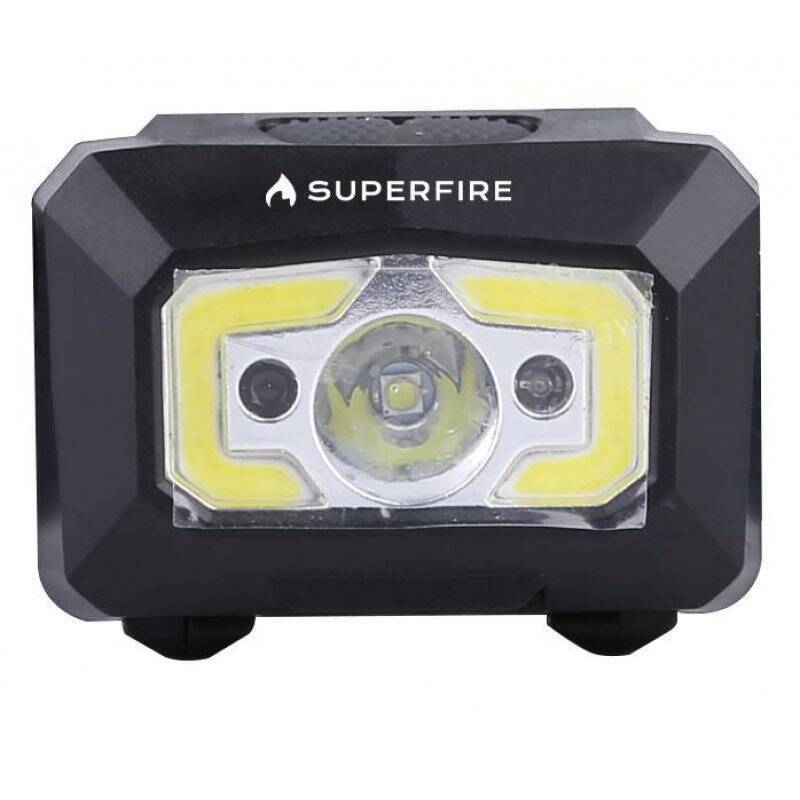 Superfire X30 headlight with non-contact switch, 500lm, USB