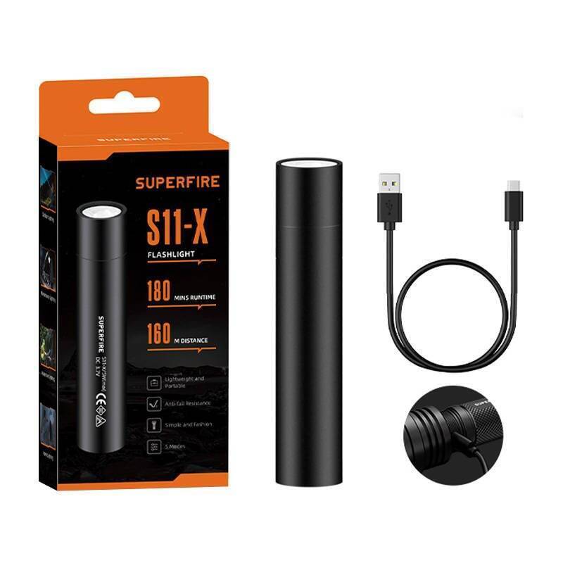 Mini flashlight Supfire S11-X, 700lm, USB