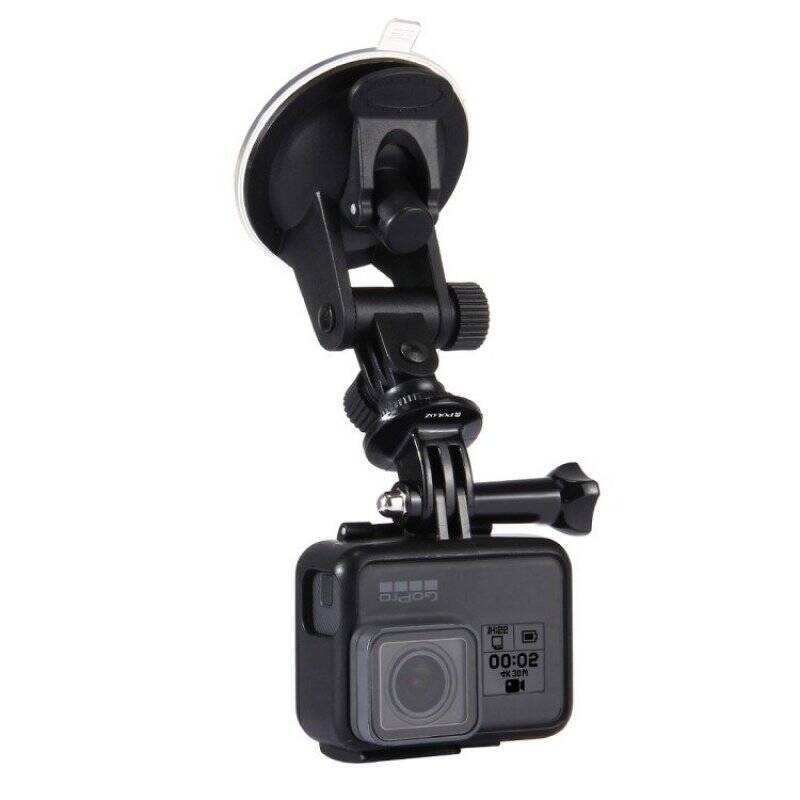 Puluz Glass car holder for GOPRO Hero, DJI Osmo Action PU51