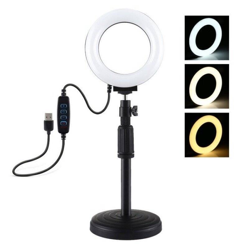 Ring LED lamp with adjustable base Puluz PU391
