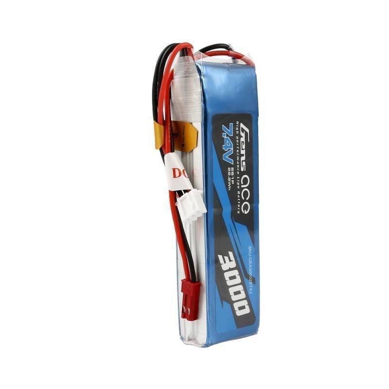 Gens Ace 3000mAh 7.4V 1C 2S1P LiPo Battery