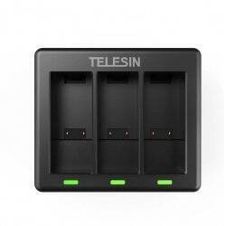 Telesin 3-slot charger for GoPro Hero 11 / Hero 10 / Hero 9