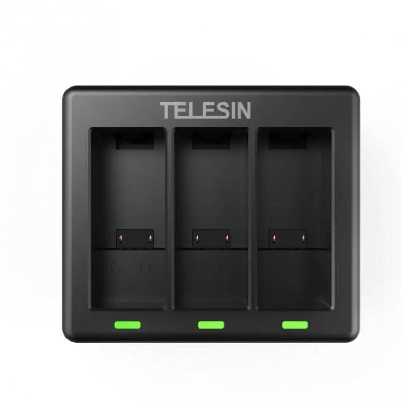 Telesin 3-slot charger for GoPro Hero 11 / Hero 10 / Hero 9