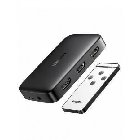 UGREEN Switch CM332 3in1 HDMI 1.4 4K 30 Hz (black)