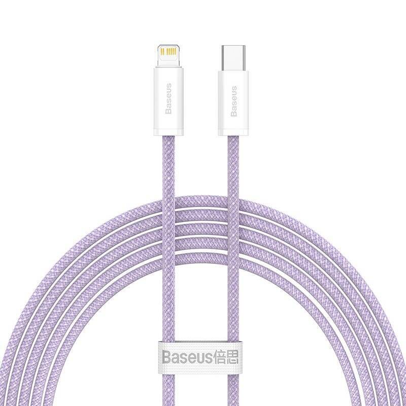 USB-C cable for Lightning Baseus Dynamic Series, 20W, 2m (purple)