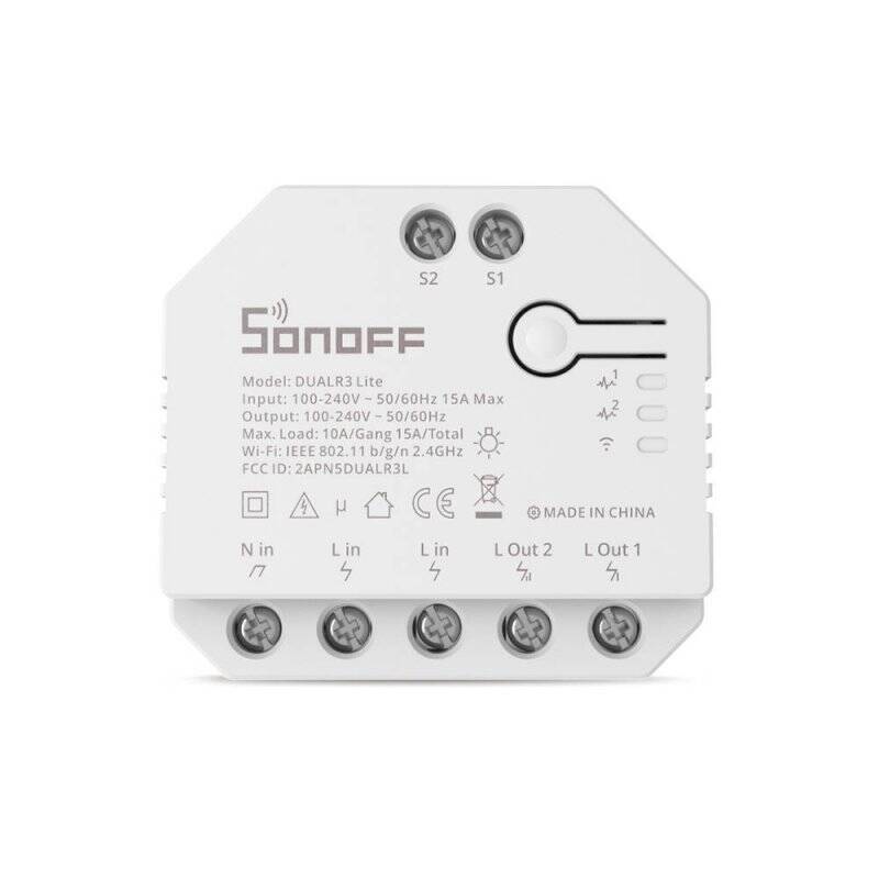 Smart switch WiFi Sonoff Dual R3 Lite