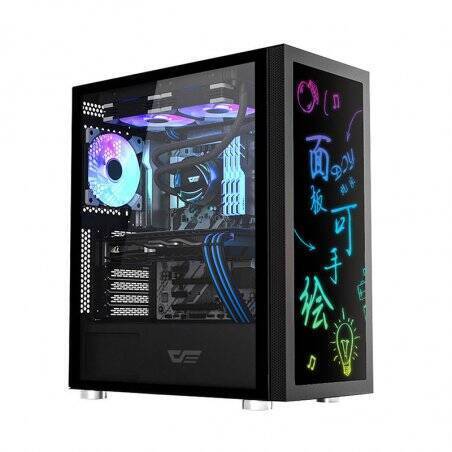 Darkflash DK210 Graffiti Computer Case (black)