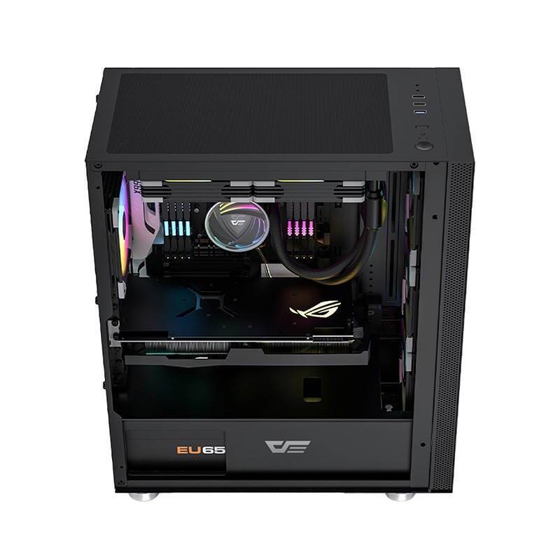 Darkflash DK210 Graffiti Computer Case (black)