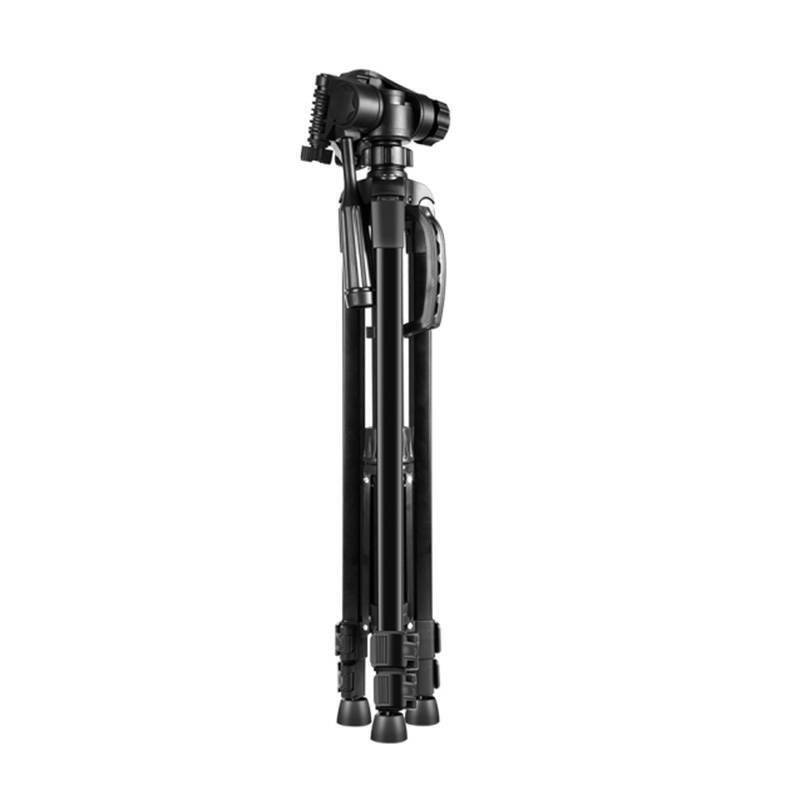 Puluz Tripod / Tripod with 3D 360° head + phone holder PU3096B