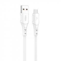 USB to Micro USB cable Vipfan Colorful X12, 3A, 1m (white)