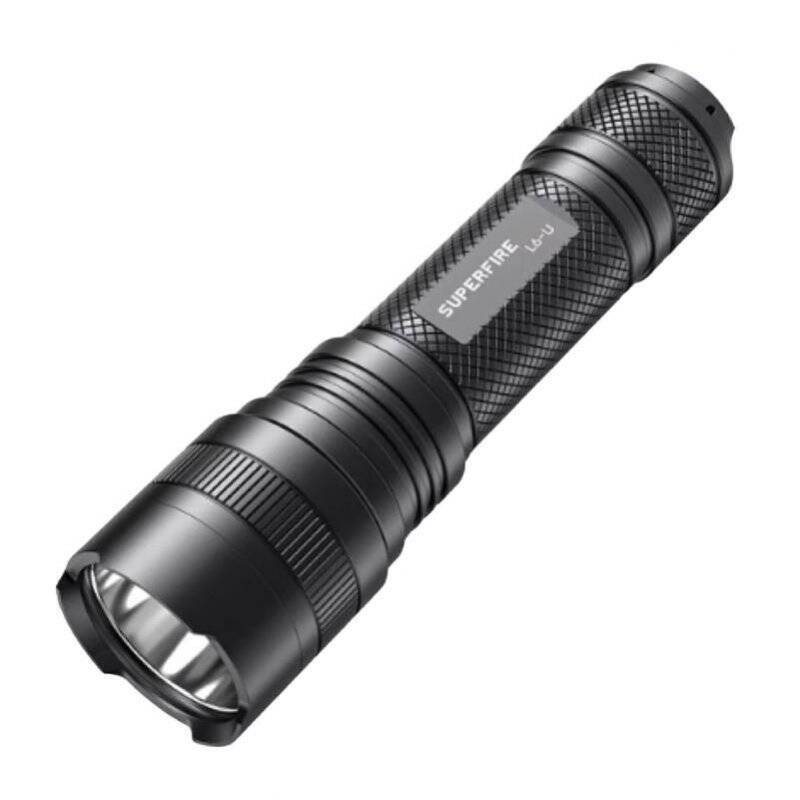 STOCK2 - Flashlight Superfire L6-U, 1480lm, USB-C
