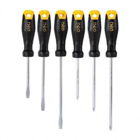 Deli Tools screwdriver set EDL620006, with magnet, 6 pieces
