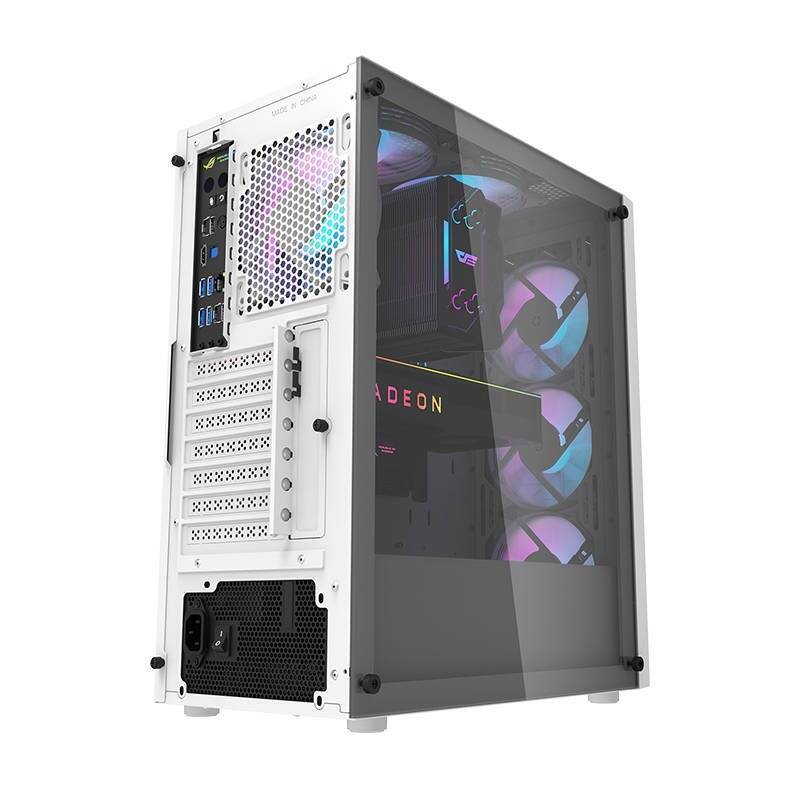 Darkflash DK351 computer case + 4 fans (white)