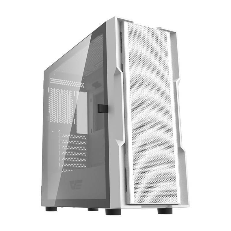 Darkflash DK431 computer case  + 4 fans (white)