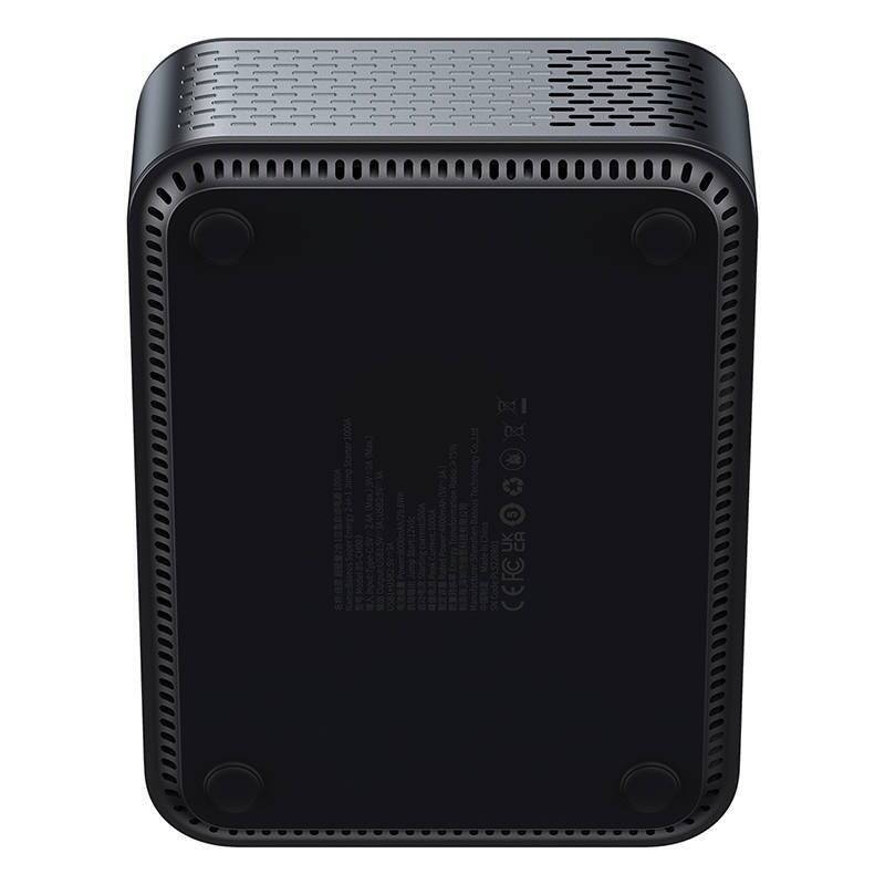 Powerbank / Starter + Compressor 2in1 Baseus Super Energy Car Jump Starter, 8000mAh, 1000A USB (black)