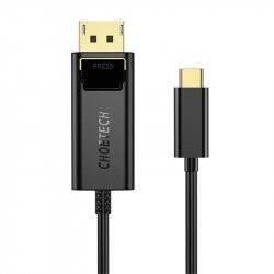 Choetech XCP-1801BK USB-C to Display Port cable, unidirectional, 4K, 1.8m (black)