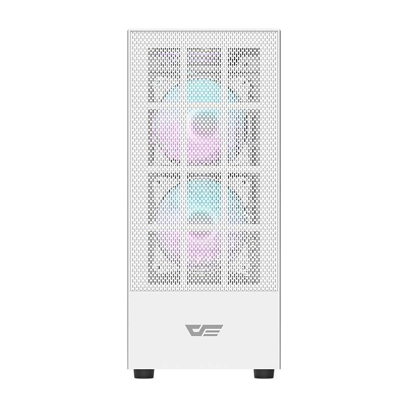 Darkflash A290 computer case + 3 fans (white)