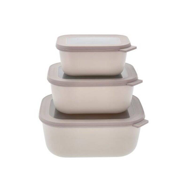 Mepal - Cirqula High Rect Bowl Set - Nordic White (14604)
