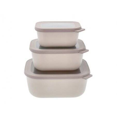 Mepal - Cirqula High Rect Bowl Set - Nordic White (14604)