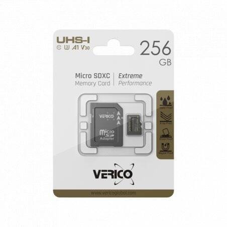 Verico 256GB microSD C10 UHS-1 Speicherkarte ( inkl. Adapter )