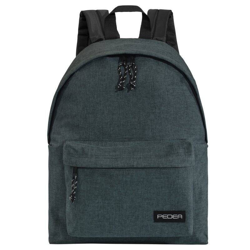 PEDEA Freizeit Rucksack "Style" Unisex Rucksack mit 24 L und Notebookfach bis 13,3 Zoll (33,8cm), grau