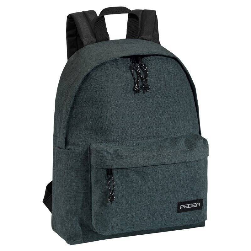 PEDEA Freizeit Rucksack "Style" Unisex Rucksack mit 24 L und Notebookfach bis 13,3 Zoll (33,8cm), grau