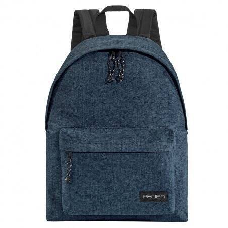 PEDEA Freizeit Rucksack "Style" Unisex Rucksack mit 24 L und Notebookfach bis 13,3 Zoll (33,8cm), blau
