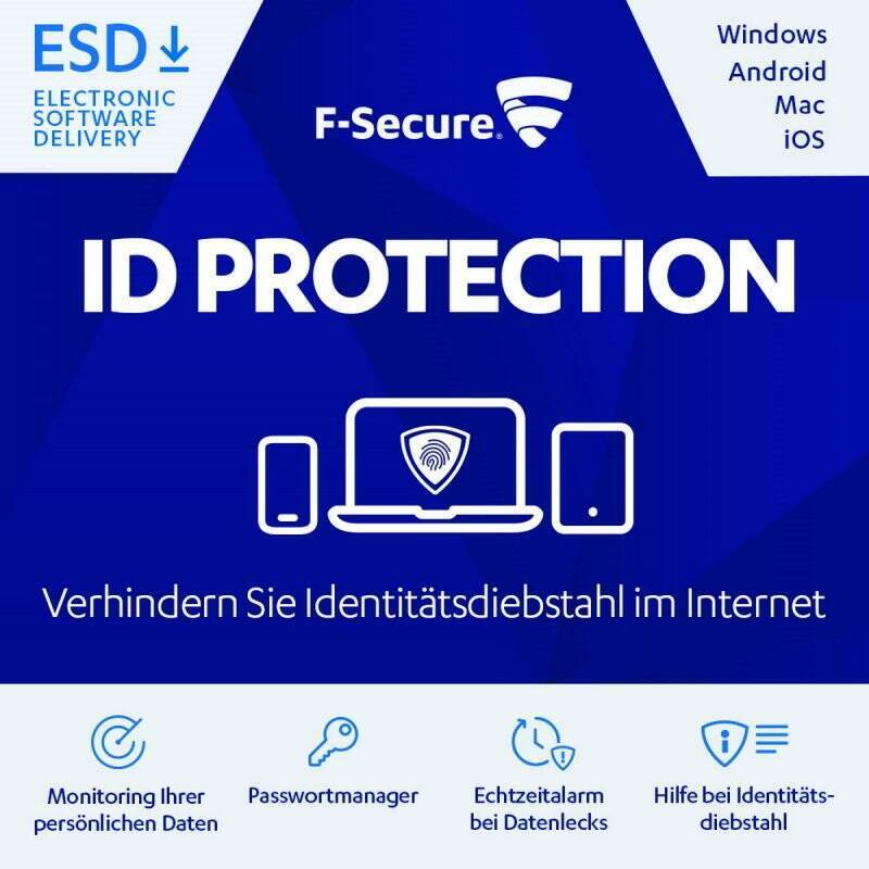 F-Secure ID PROTECTION [10 Geräte - 1 Jahr]