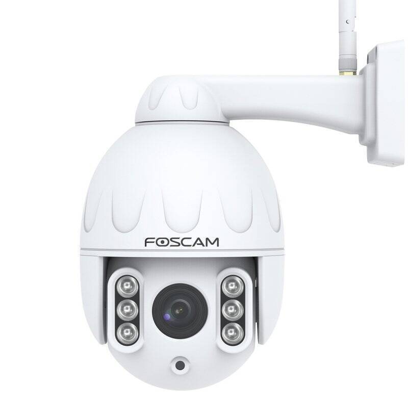 Foscam SD4 Überwachungskamera [Outdoor, Super HD, Dual-Band WLAN, 4x optischer Zoom mit Autofokus]