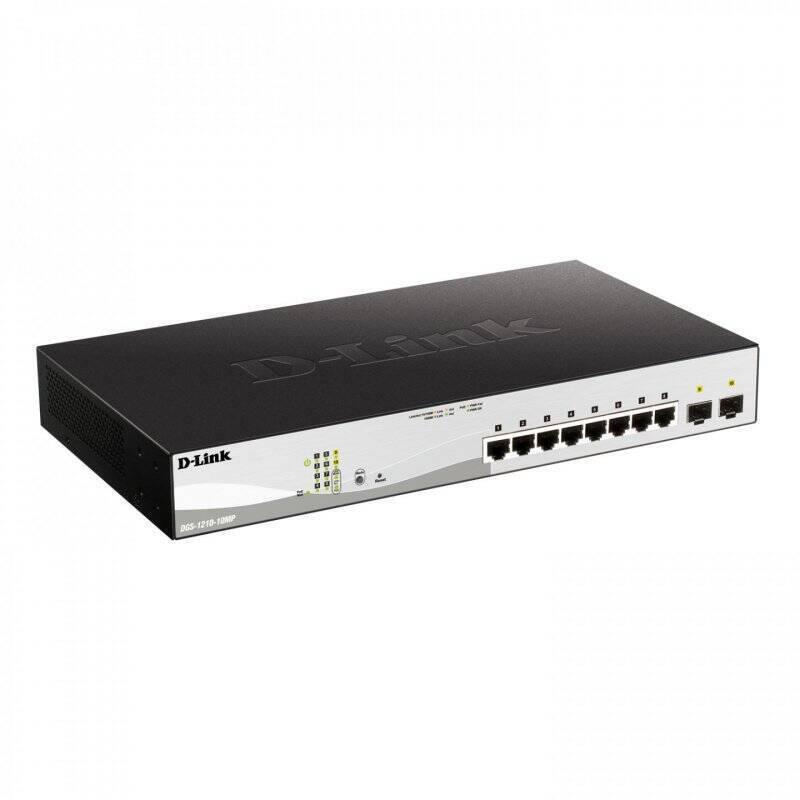 D-LINK 10-Port Layer2 PoE+ Smart Switch