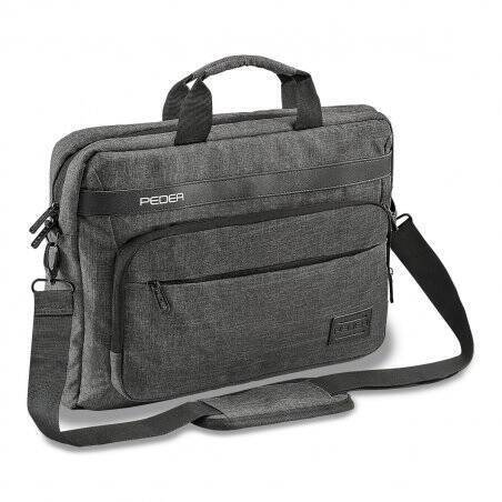 Pedea Notebooktasche "URBAN-NICE", grau [15,6" (39,6cm)]