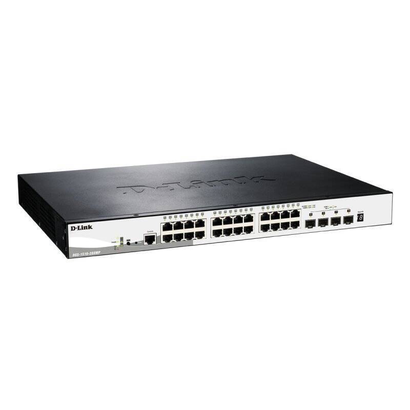 D-LINK 28-Port Smart PoE+ Switch 4x 10G