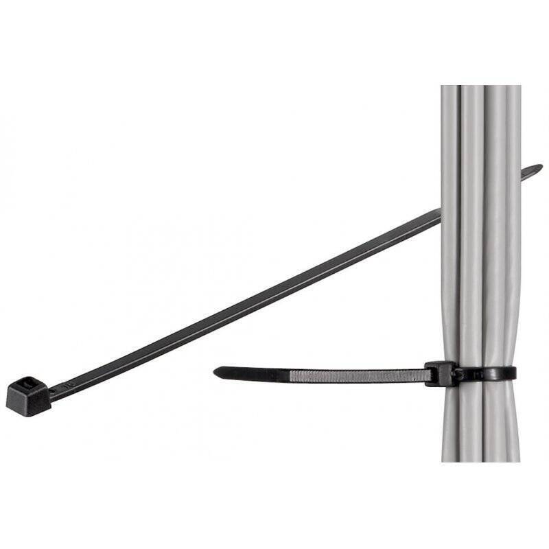 goobay Kabelbinder 200x3,5mm   bk 100Stk