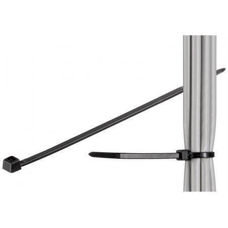 goobay Kabelbinder 200x3,5mm   bk 100Stk