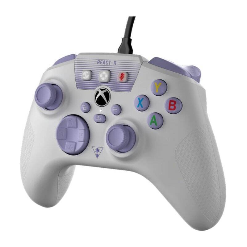 Turtle Beach REACT-R Violet, Blanc USB Manette de jeu Analogique/Numérique PC, Xbox One, Xbox Series S, Xbox Series X