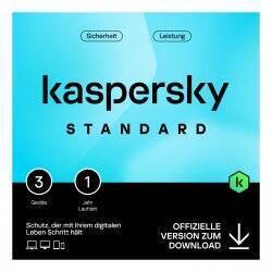 Kaspersky Standard [3 Geräte - 1 Jahr]