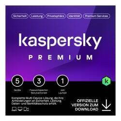 Kaspersky Premium [5 Geräte - 1 Jahr]