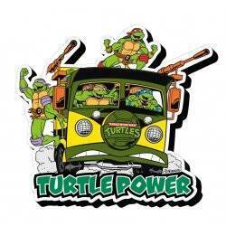 LES TORTUES NINJAS - Van - Gros aimant
