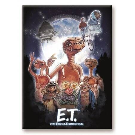 E.T. - Poster 2 - aimant 6.3x8.9cm