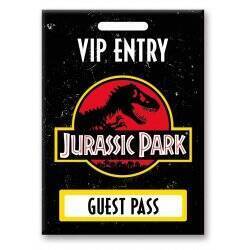 JURASSIC PARK - Laissez-passer pour les Invités - aimant 6.3x8.9cm