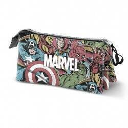 MARVEL - Heroes - Trousse Triple '23x11x7cm'