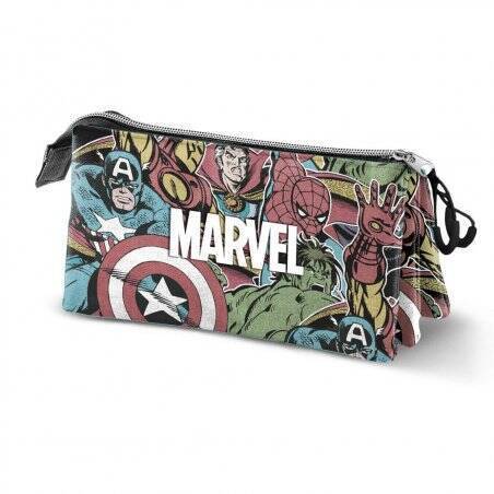 MARVEL - Heroes - Trousse Triple '23x11x7cm'