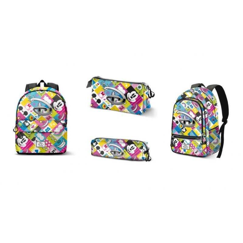 DISNEY 100 Ans - Collage - Sac à Dos Fight '31x18x44cm'