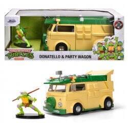 LES TORTUES NINJAS - Donatello & Party Wagon - 1:24