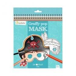 Clairefontaine Graffy Pop Mask, Garçon