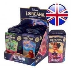 DISNEY - Lorcana - Trading Cards Boite de 12 Starters Vague 1 - UK
