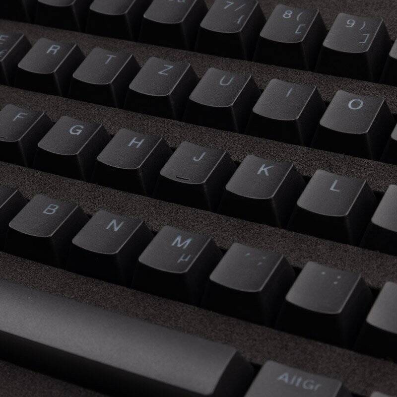 Ducky PBT Double-Shot Keycap Set für Backlight, DE Layout - schwarz