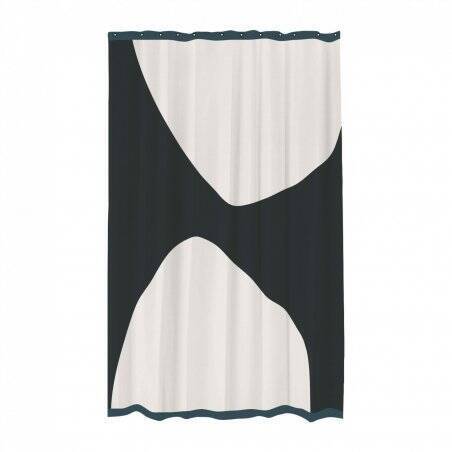 Mette Ditmer - Shower Curtain 150x200 cm - ROCk Black