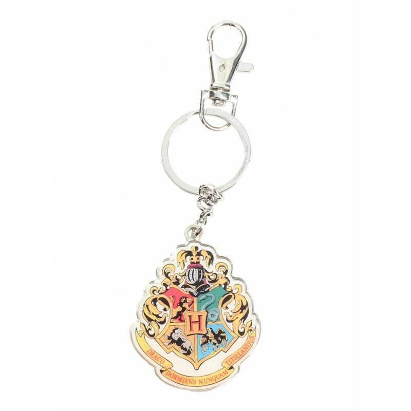 HARRY POTTER - Bouclier Poudlard - Porte-clé métal "11x18x1cm"