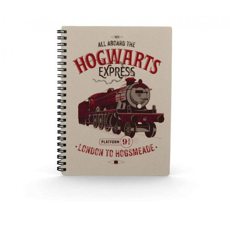 HARRY POTTER - All Aboard Hogwarts ... - Cahier Effet 3D "15x21x2cm"